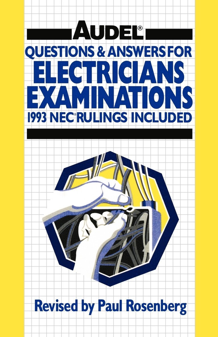 Paul Rosenberg, John Rosenberg - Questions and Answers for Electrician's Examinations, Häftad