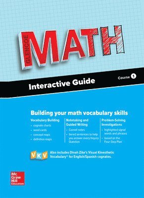N/A McGraw Hill - Glencoe Math, Course 1, Interactive Guide for English Learners, Student Edition, Häftad