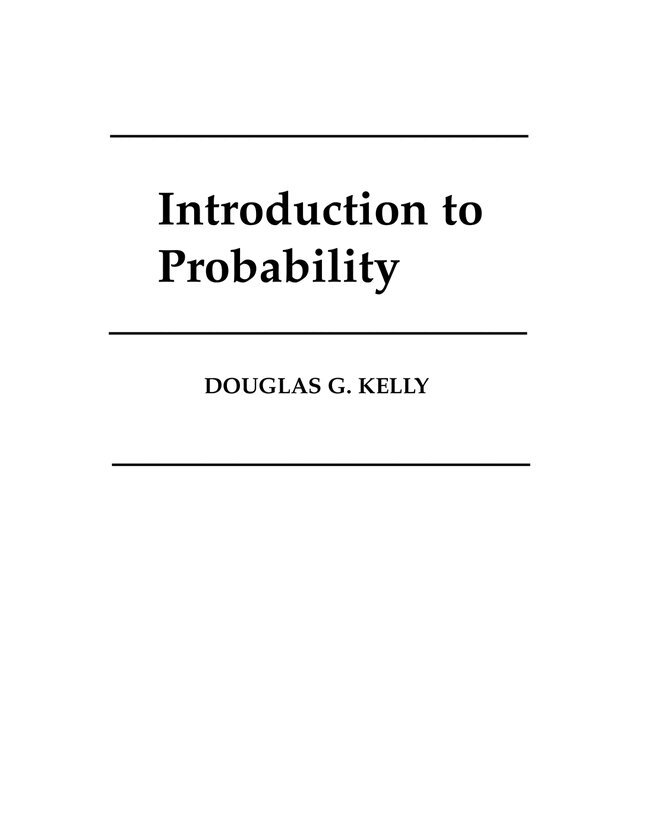 Introduction to Probability
