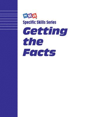 Richard Boning - Specific Skills Series, Getting the Facts, Picture Level, Häftad