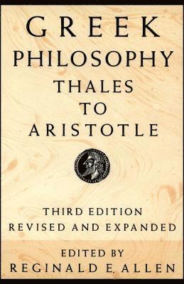 Reginald E. Allen - Greek Philosophy, Häftad