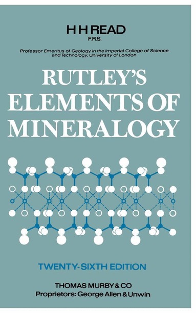 Frank Rutley - Rutley’s Elements of Mineralogy, Häftad