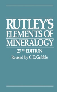 bokomslag Rutley's Elements of Mineralogy