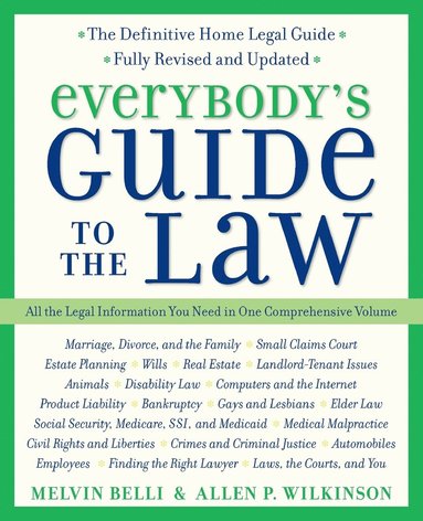 bokomslag Everybody's Guide To The Law, Fully Revised & Updated, 2Nd Edition