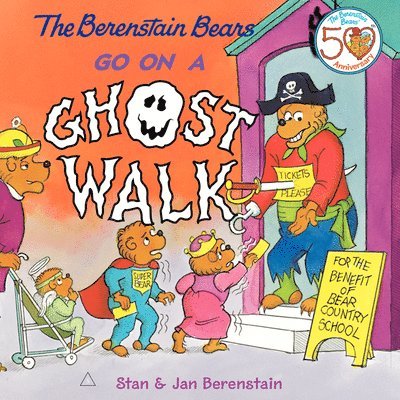 The Berenstain Bears Go on a Ghost Walk: A Halloween Book for Kids [With Tattoos]