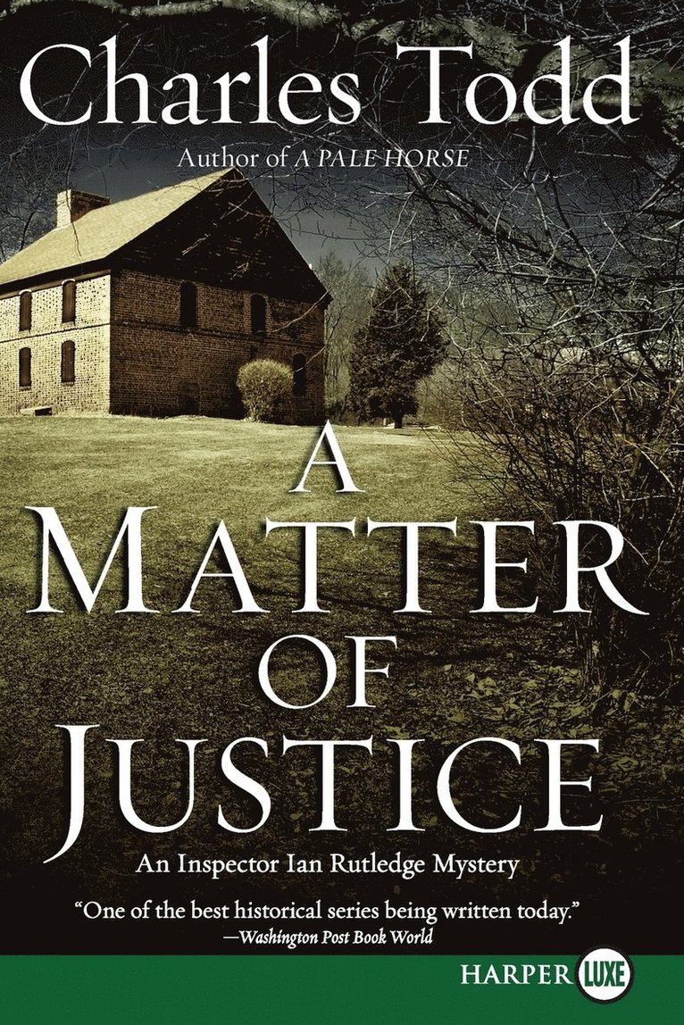 Matter Of Justice Large Print 1