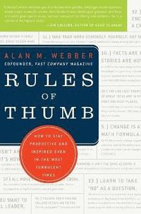 bokomslag Rules of Thumb: How to Stay Productive and Inspired Even in the Most Turbulent Times