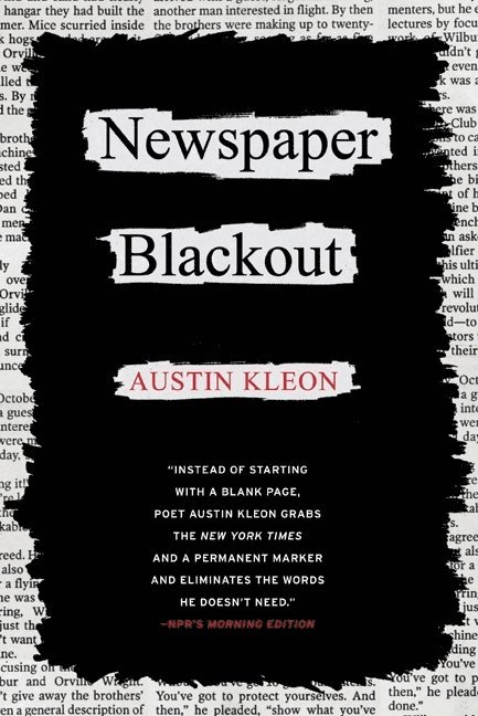 Austin Kleon - Newspaper Blackout, Häftad
