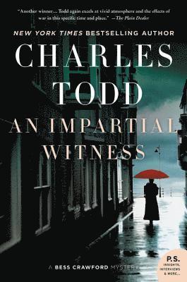 bokomslag An Impartial Witness: A Bess Crawford Mystery