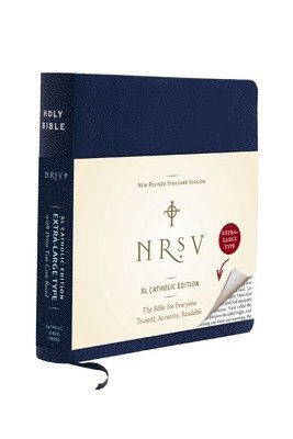 Catholic Bible Press - NRSV XL, Catholic Edition, Navy Leathersoft, Inbunden