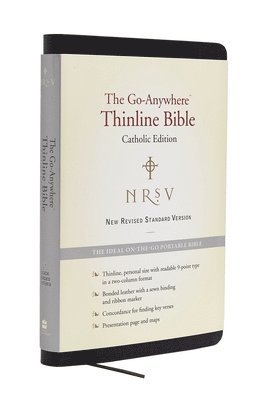 Catholic Bible Press - NRSV, The Go-Anywhere Thinline Bible, Catholic Edition, Bonded Leather, Black, Inbunden