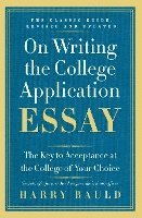 bokomslag On Writing The College Application Essay, 25Th Anniversary Edition