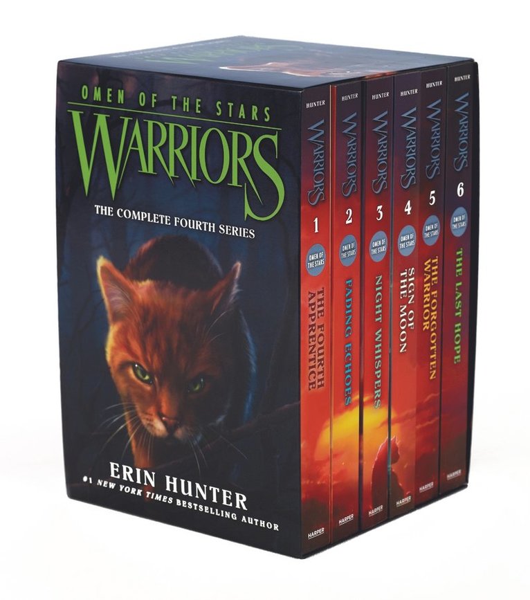 Erin Hunter - Warriors: Omen of the Stars Box Set: Volumes 1 to 6, Häftad