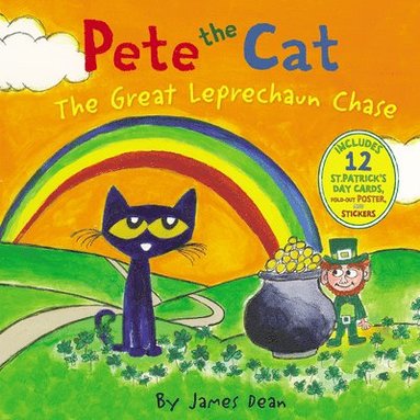 bokomslag Pete the Cat: The Great Leprechaun Chase: Includes 12 St. Patrick's Day Cards, Fold-Out Poster, and Stickers!