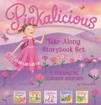 bokomslag The Pinkalicious Take-Along Storybook Set: Tickled Pink, Pinkalicious and the Pink Drink, Flower Girl, Crazy Hair Day, Pinkalicious and the New Teache