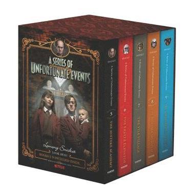 bokomslag A Series of Unfortunate Events #5-9 Netflix Tie-in Box Set