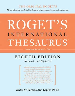 bokomslag Roget's International Thesaurus, 8th Edition
