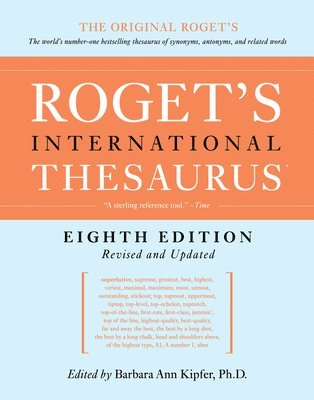 Roget's International Thesaurus, 8Th Edition 1