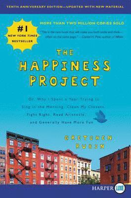 bokomslag Happiness Project, Tenth Anniversary Edition [Large Print]