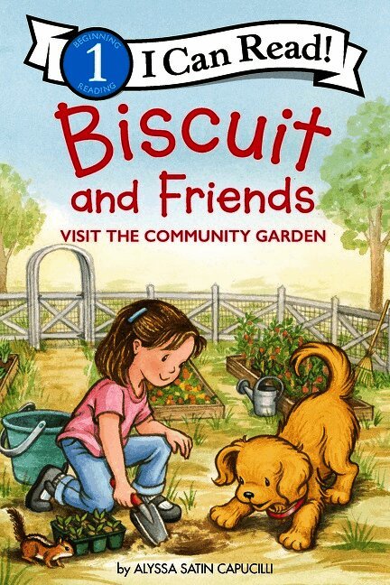 Biscuit and Friends Visit the Community Garden