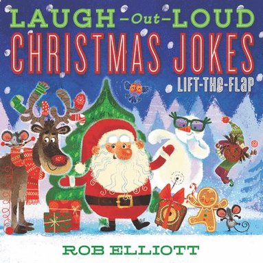 bokomslag Laugh-Out-Loud Christmas Jokes: Lift-The-Flap: A Christmas Holiday Book for Kids