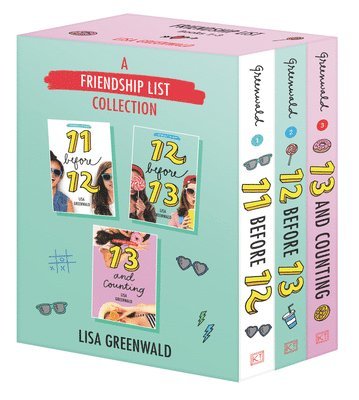 Lisa Greenwald - A Friendship List Collection 3-Book Box Set: 11 Before 12, 12 Before 13, 13 and Counting, Inbunden