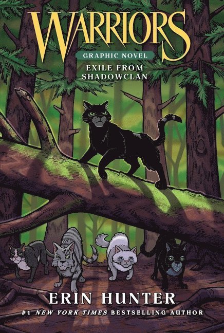 Erin Hunter - Warriors: Exile from ShadowClan (Full-Color Adventure), Häftad