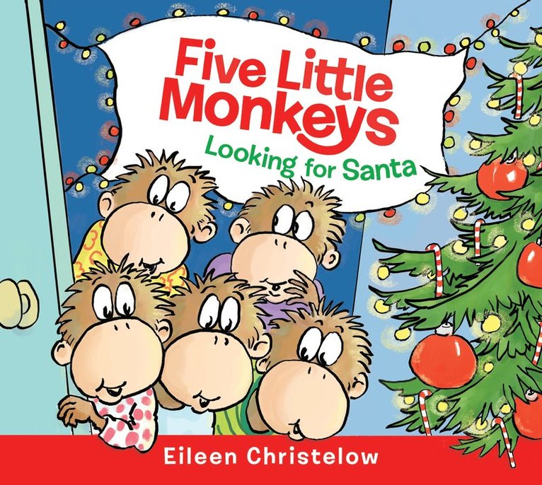 Eileen Christelow - Five Little Monkeys Looking for Santa Board Book, Kartonnage