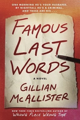 Gillian McAllister - Famous Last Words, Inbunden