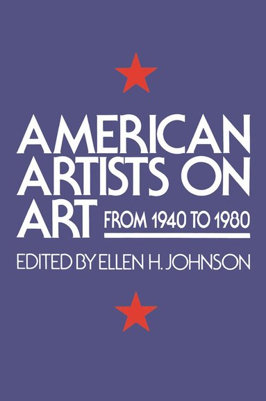 bokomslag American Artists On Art