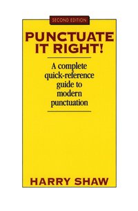 bokomslag Punctuate It Right