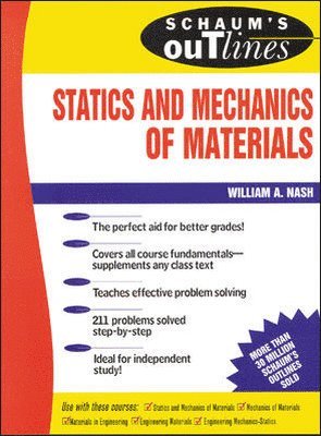 bokomslag Schaum's Outline Of Statics and Mechanics of Materials