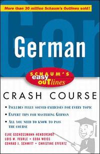 bokomslag Schaum's Easy Outline of German