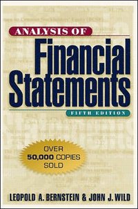 bokomslag Analysis of Financial Statements