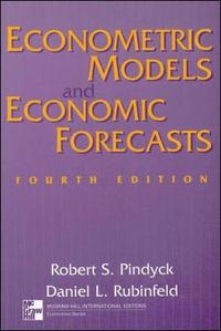 bokomslag Econometric Models and Economic Forecasts (Text alone)
