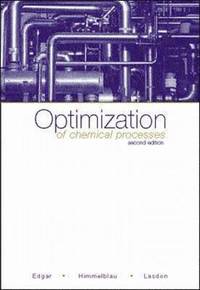 bokomslag Optimization of Chemical Processes