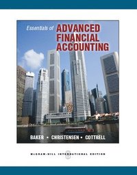 bokomslag Essentials of Advanced Financial Accounting