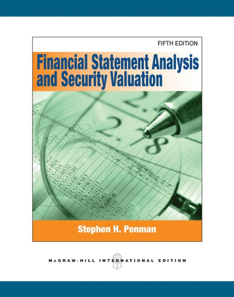 Financial Statement Analysis and Security Valuation