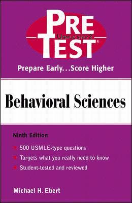 bokomslag Behavioral Sciences: PreTest Self-Assessment and Review