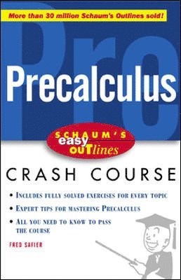 bokomslag Schaum's Easy Outline of Precalculus