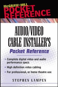 bokomslag Audio/Video Cable Installer's Pocket Guide