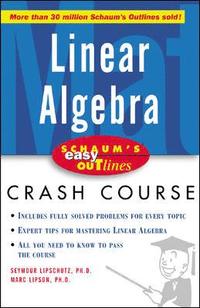 bokomslag Schaum's Easy Outline of Linear Algebra