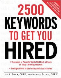 bokomslag 2500 Keywords to Get You Hired
