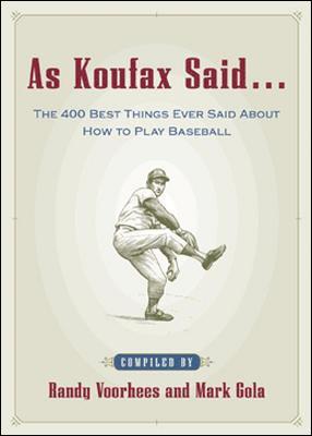 bokomslag As Koufax Said...