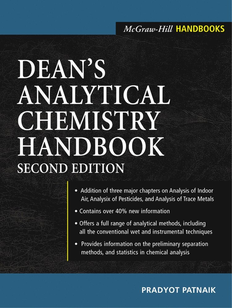 Dean's Analytical Chemistry Handbook
