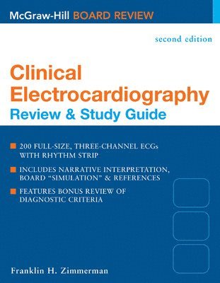 bokomslag Clinical Electrocardiography: Review & Study Guide, Second Edition