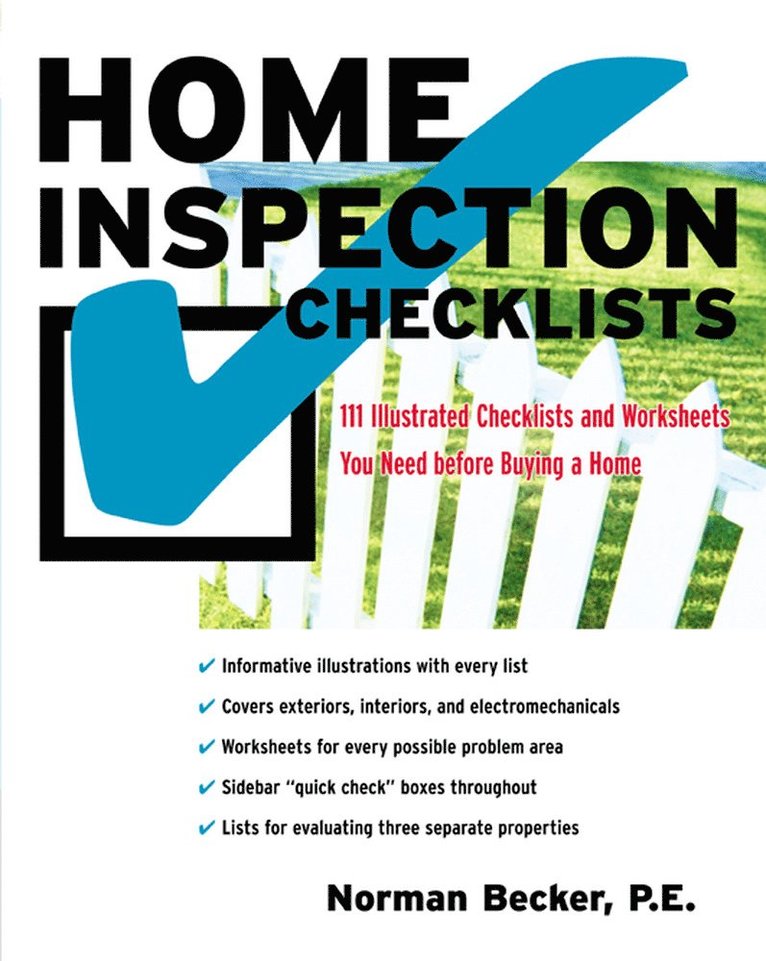 Norman Becker - Home Inspection Checklists, Häftad