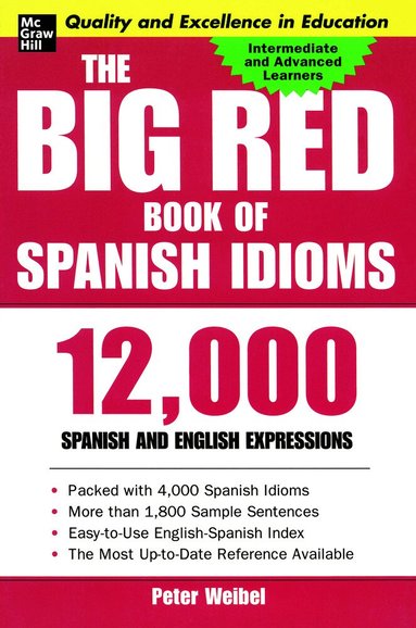 Peter Weibel - Big Red Book of Spanish Idioms, Häftad