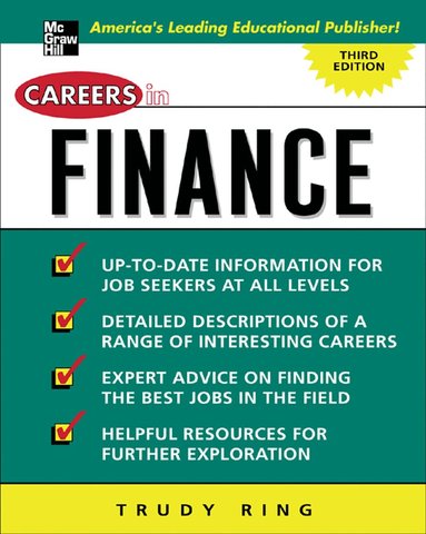 Trudy Ring - Careers in Finance, Häftad