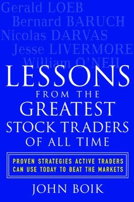 bokomslag Lessons from the Greatest Stock Traders of All Time